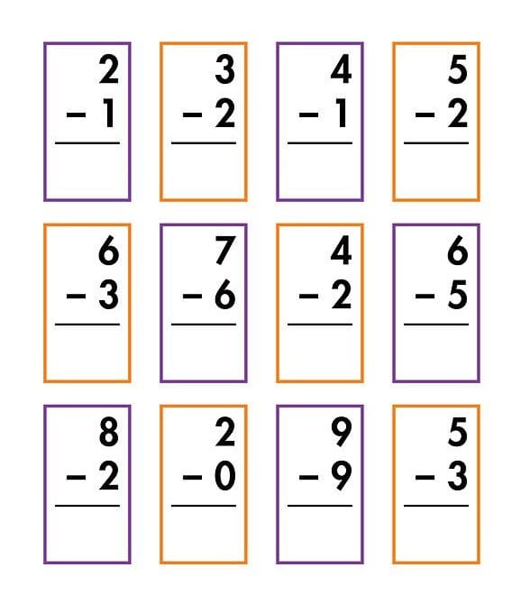 Free Subtraction Drills