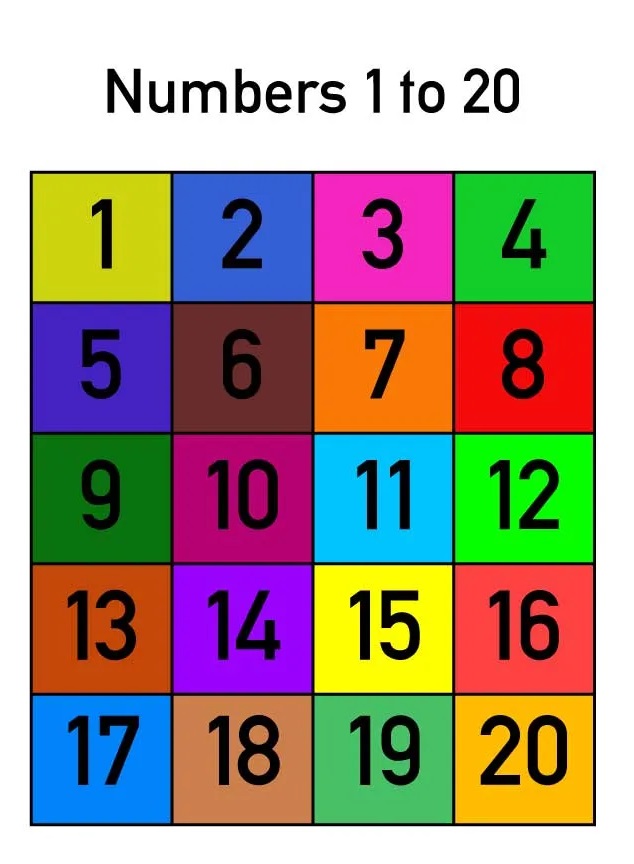 Number Chart Image