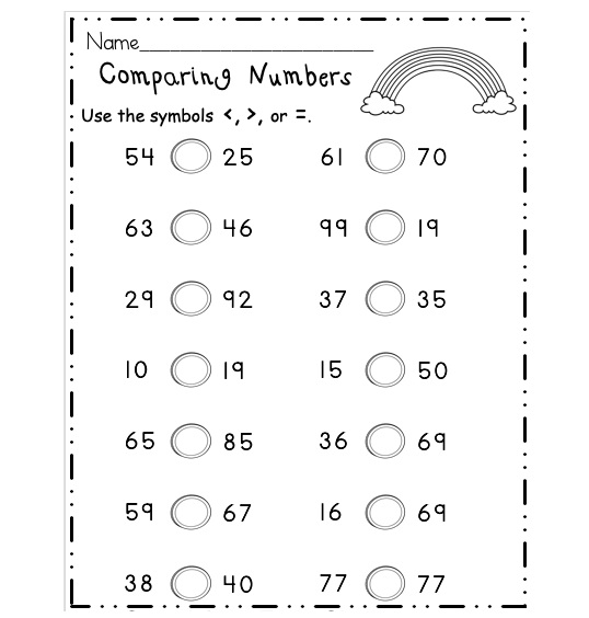 Comparing Worksheets