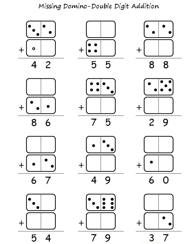 Subtraction Dominos Worksheet Free Download