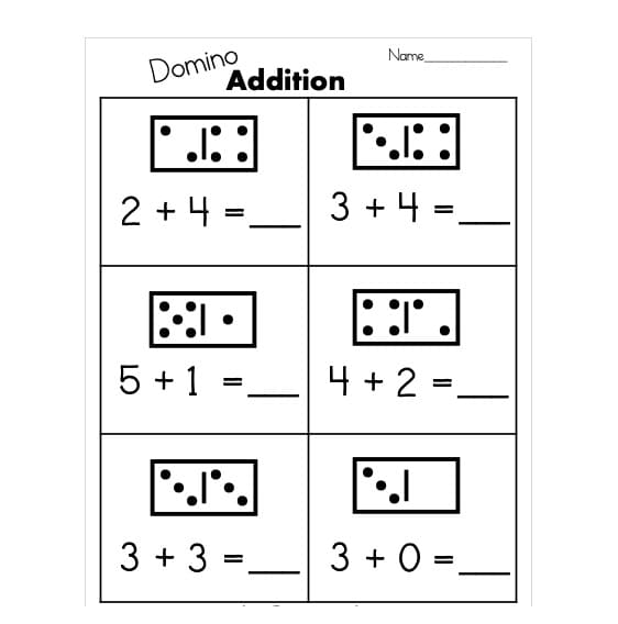 Subtraction Dominos Worksheet Free Pictures