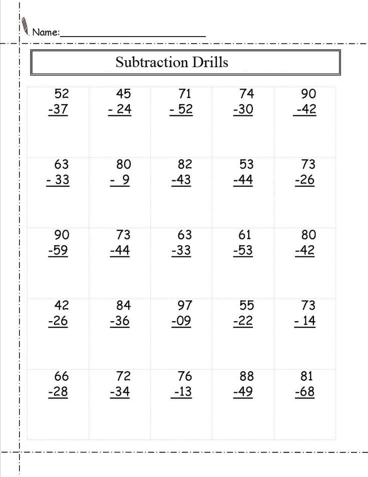 Subtraction Drills Free Photos