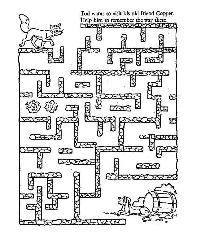 Animal Maze For Girl