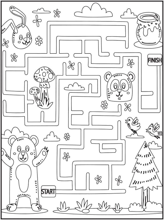 Animal Maze For Kid