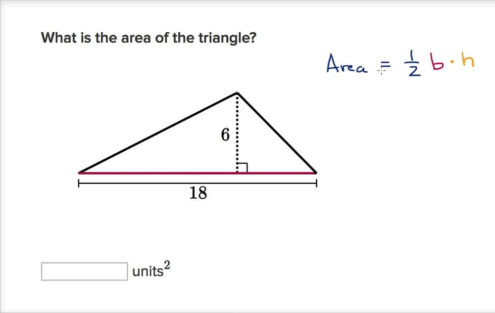 Area of a Triangle For Free