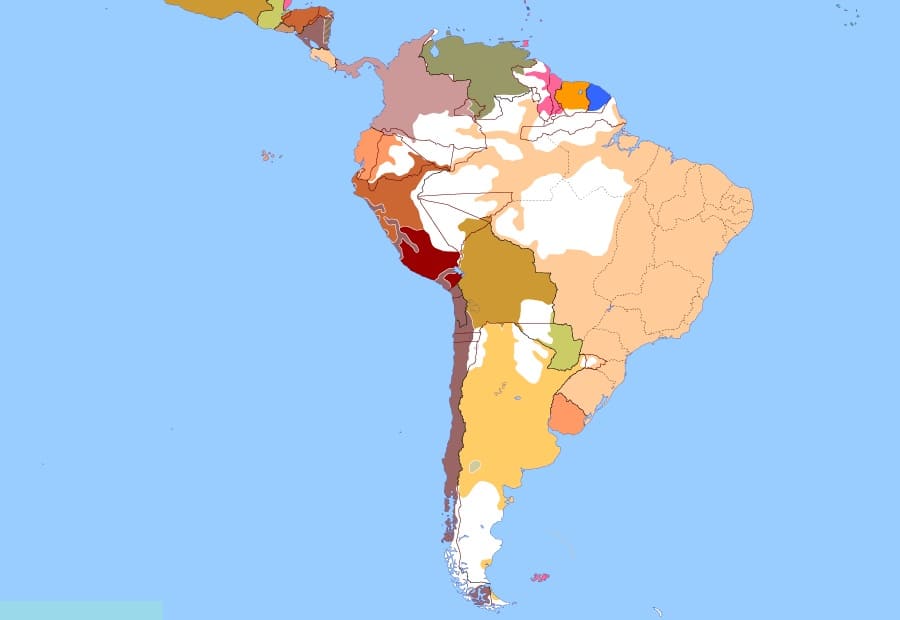 Basic Map of South America