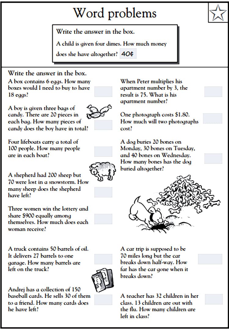 Changes in Mean Word Problems Worksheet Free Download