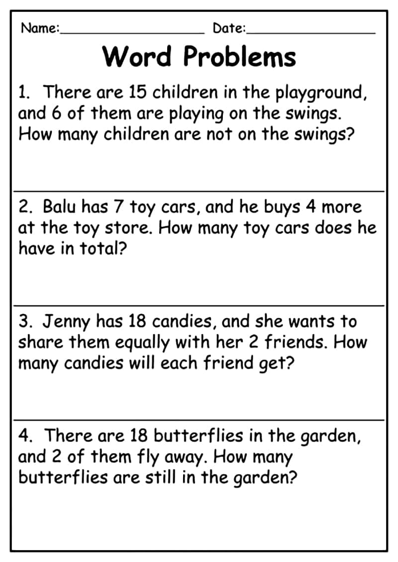 Changes in Mean Word Problems Worksheet Photo