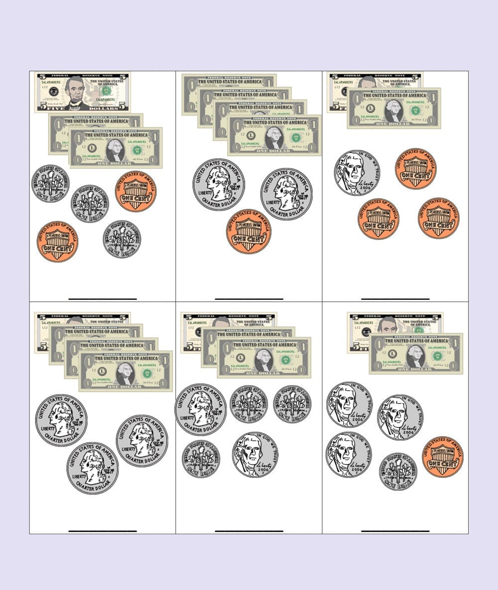 Counting Money Worksheet Download