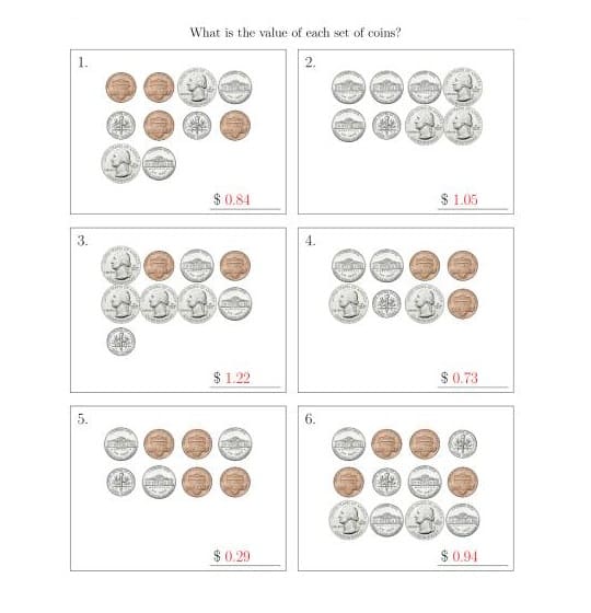 Counting Money Worksheet Photo Download