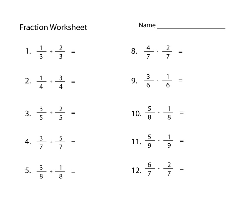 Dividing Fractions Worksheet Free