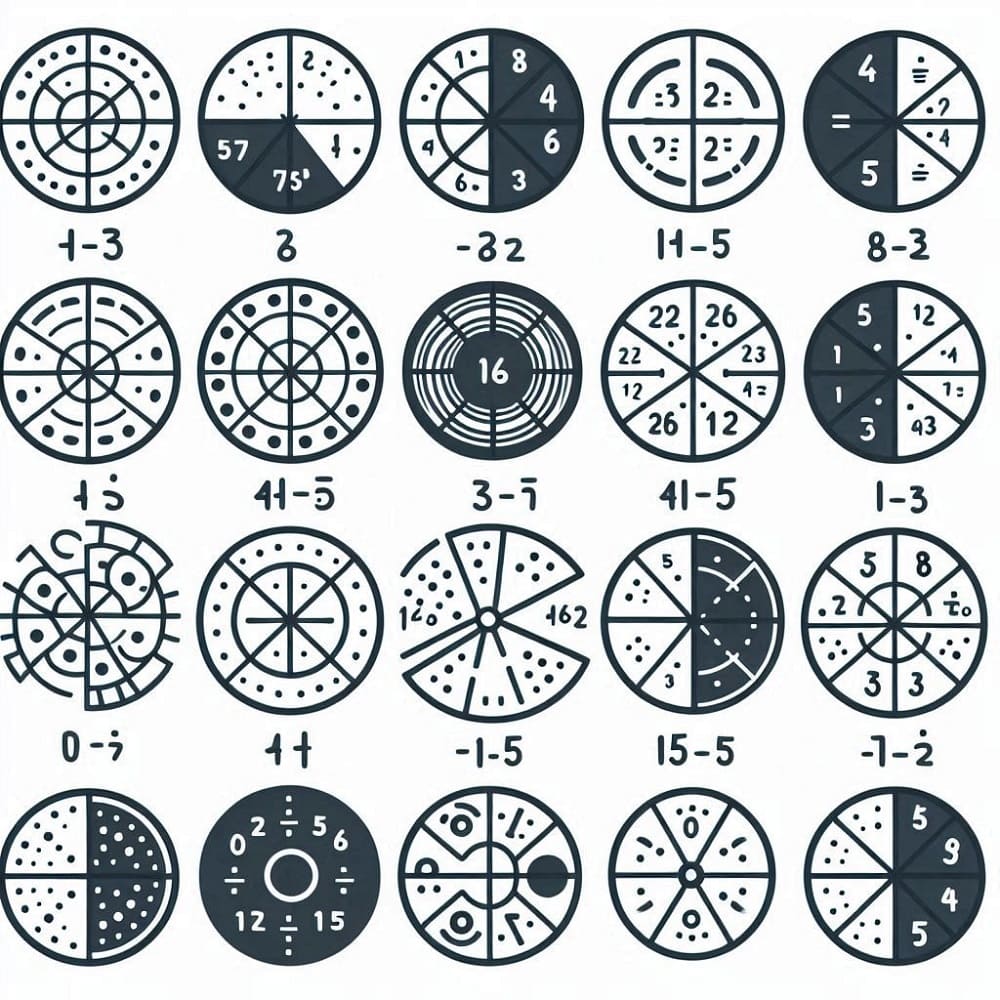 Download Fraction Circles Worksheet Free