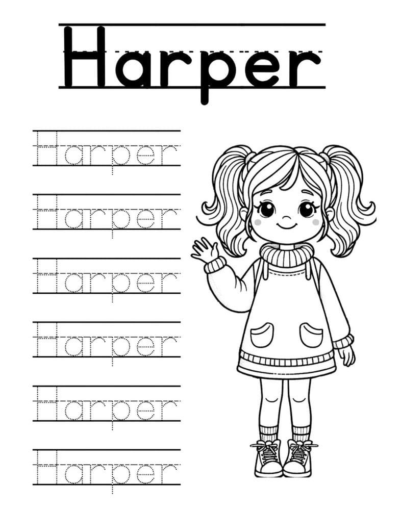 Download Name Tracing Worksheet