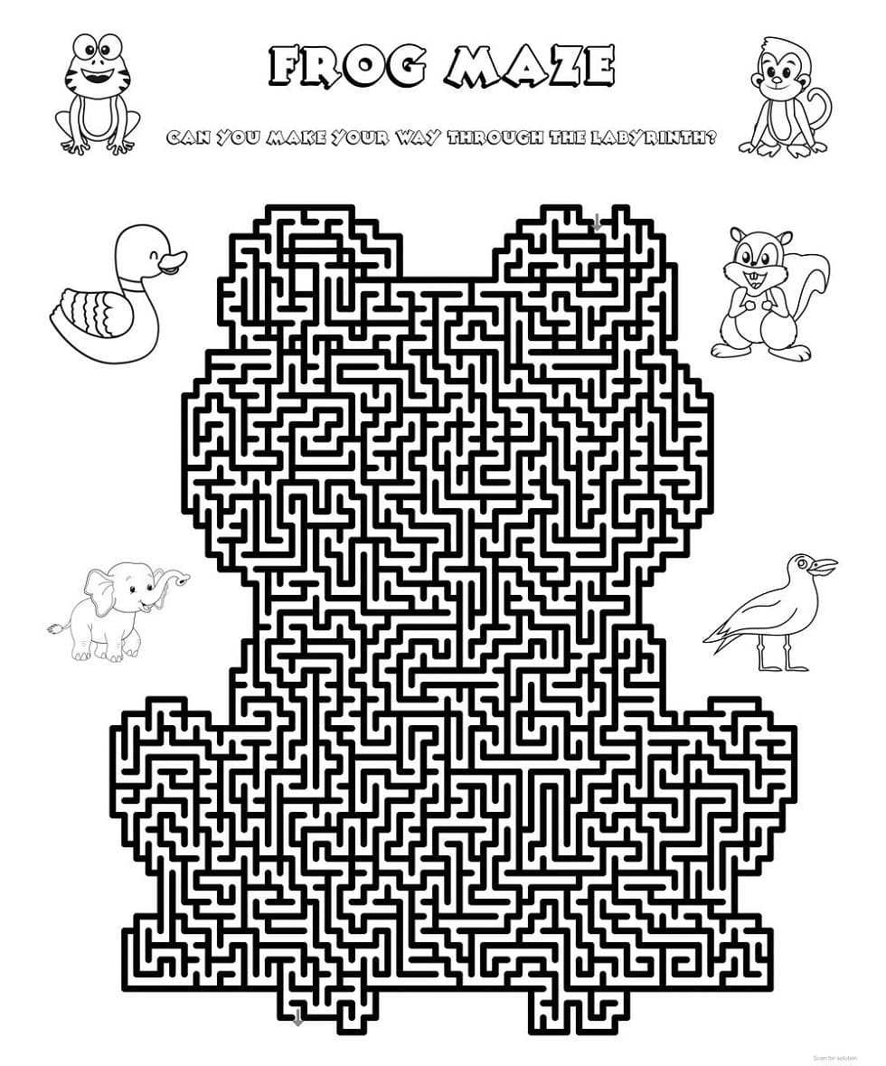 Easy Animal Maze