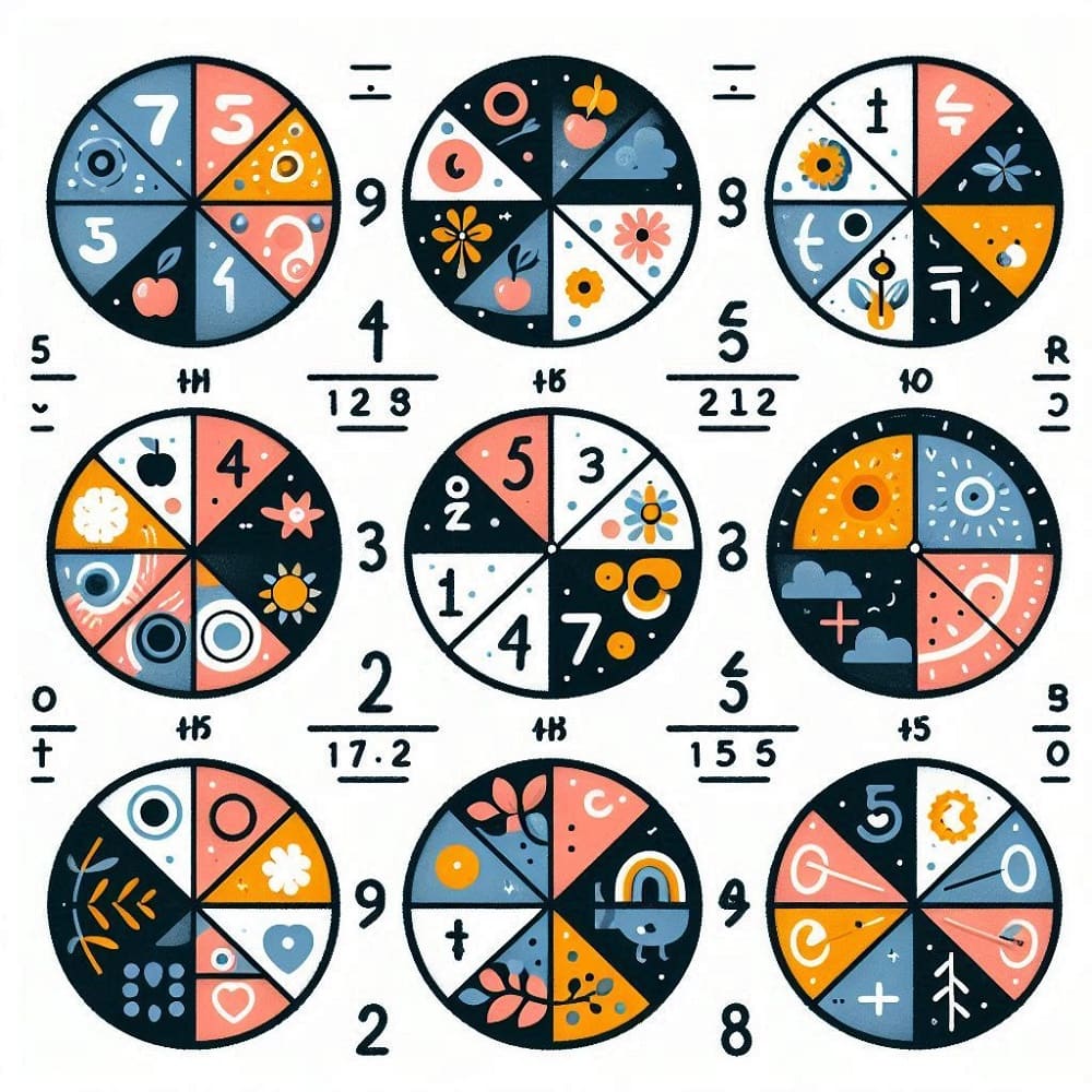 Fraction Circles Worksheet For Fun