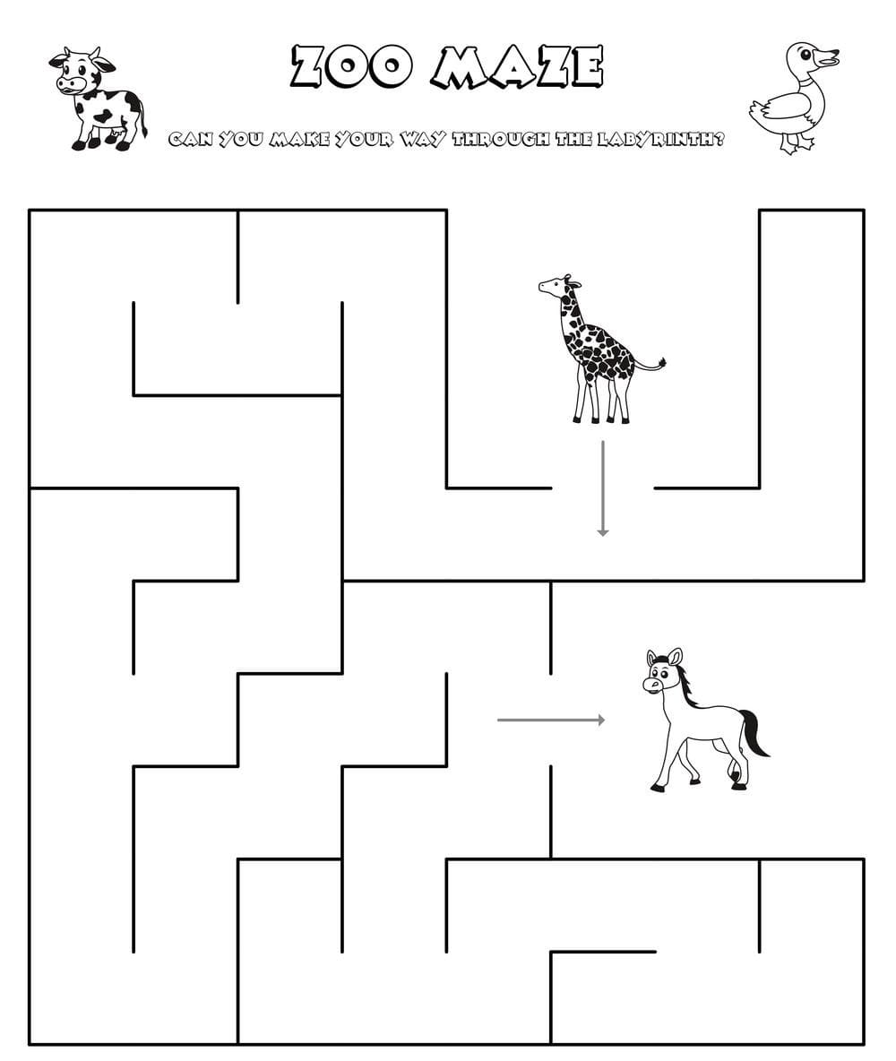 Free Animal Maze