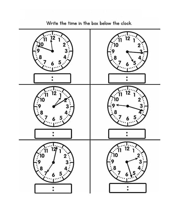 Fun Telling Time Worksheet