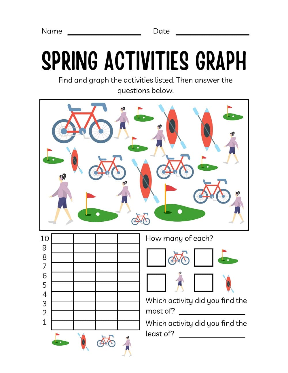 Graphing Worksheet Free Photo