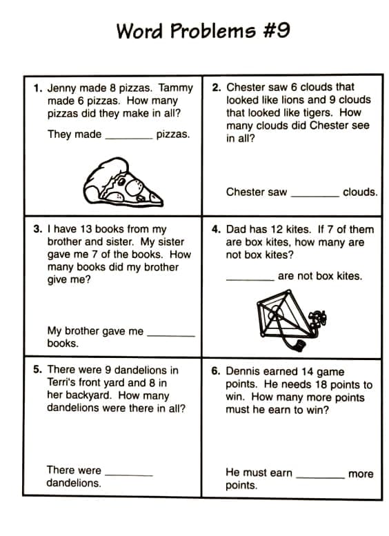 Image of Changes in Mean Word Problems Worksheet