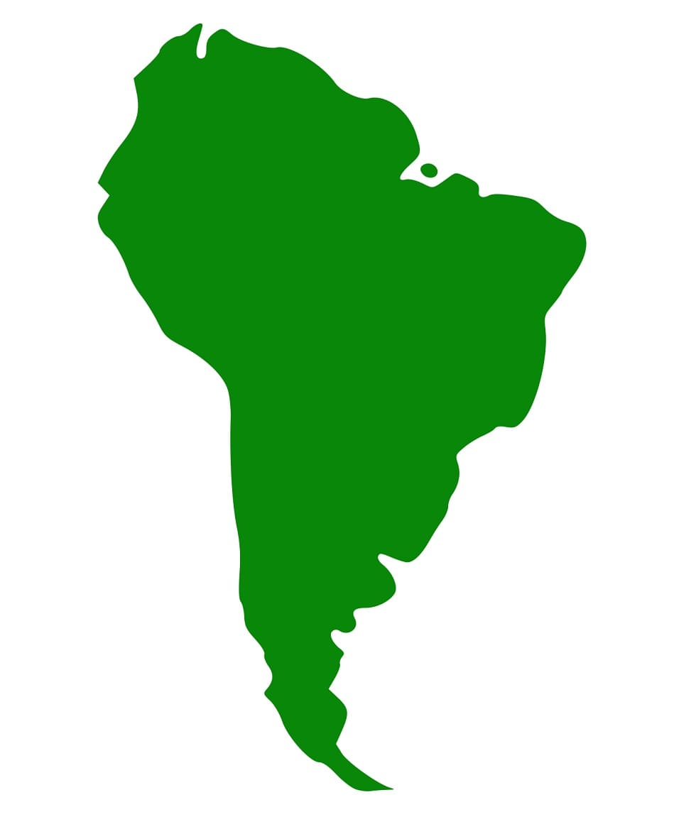 Map of South America Download Image Free