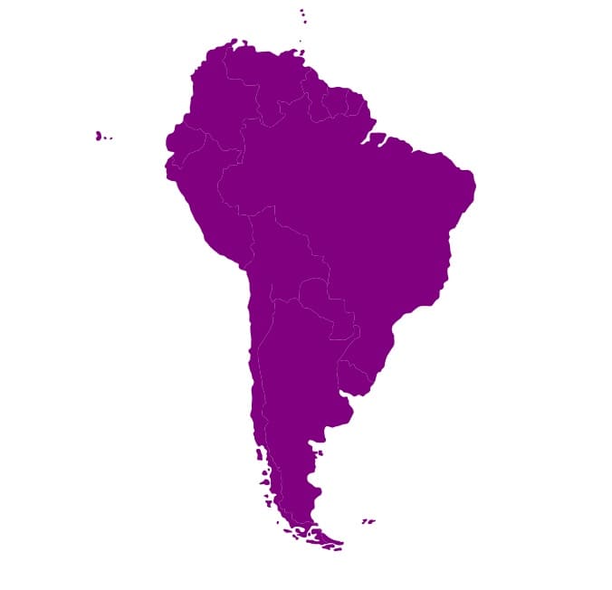 Map of South America Free Photos