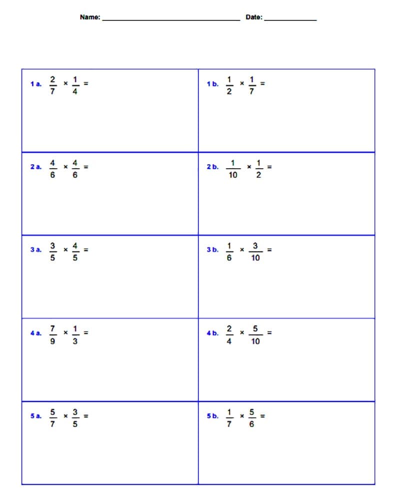 Mixed Number Multiplication Worksheet Photos