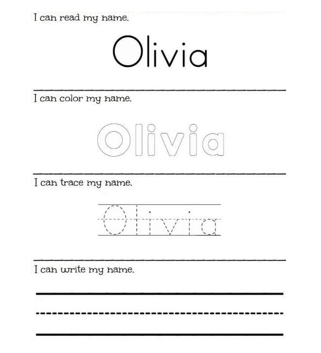 Name Tracing Worksheet Free Download