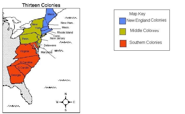 Name the 13 Colonies Worksheet Free Picture