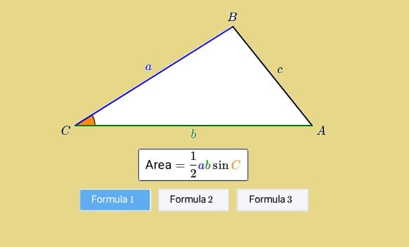 Normal Area of a Triangle