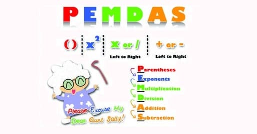 PEMDAS Chart Download Free