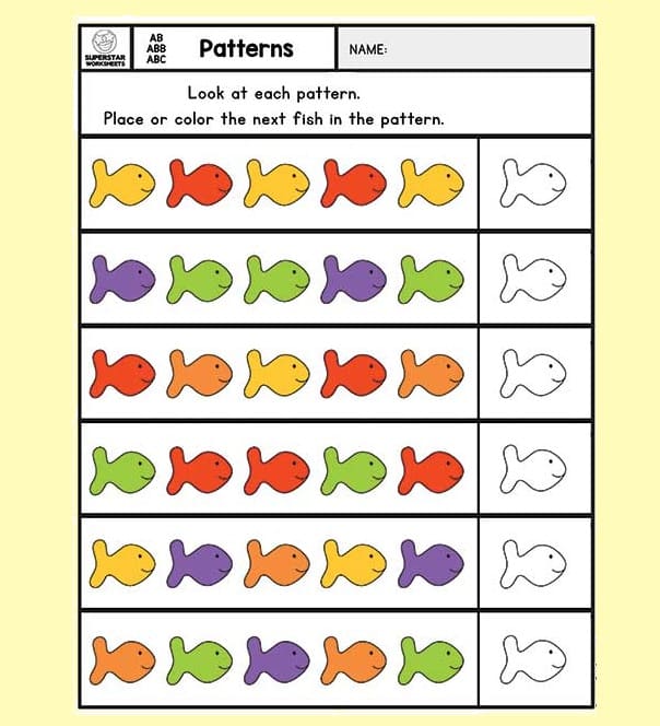 Pattern Worksheet Free Download