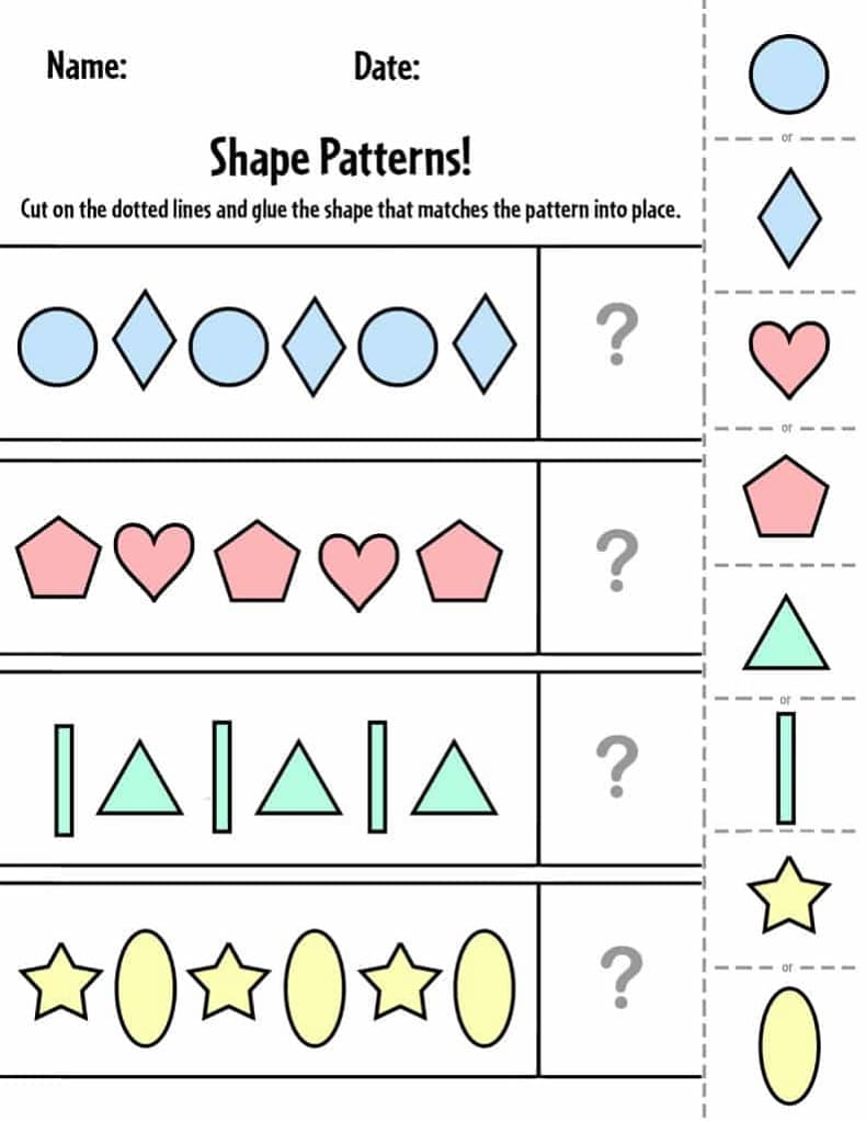 Pattern Worksheets