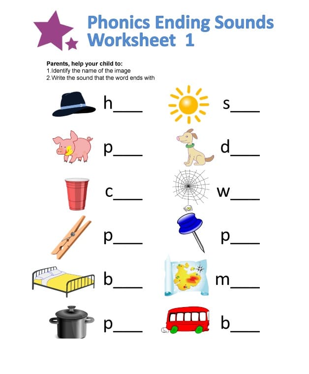 Phonics Worksheet Download Free