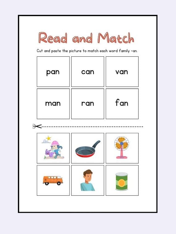 Phonics Worksheet For Fun