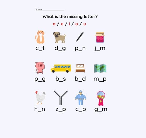 Phonics Worksheet Free Images