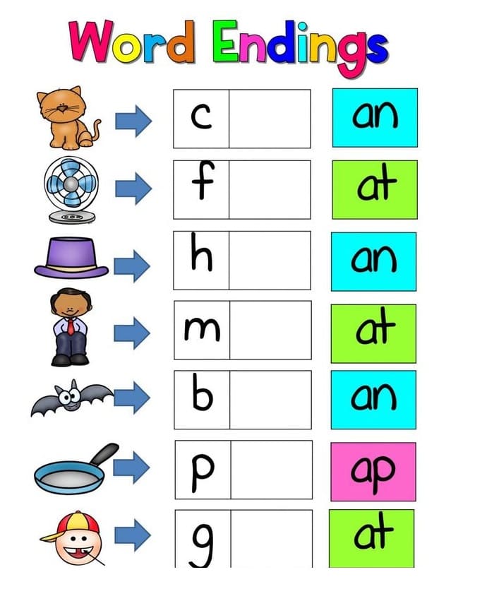 Phonics Worksheet Free Photo