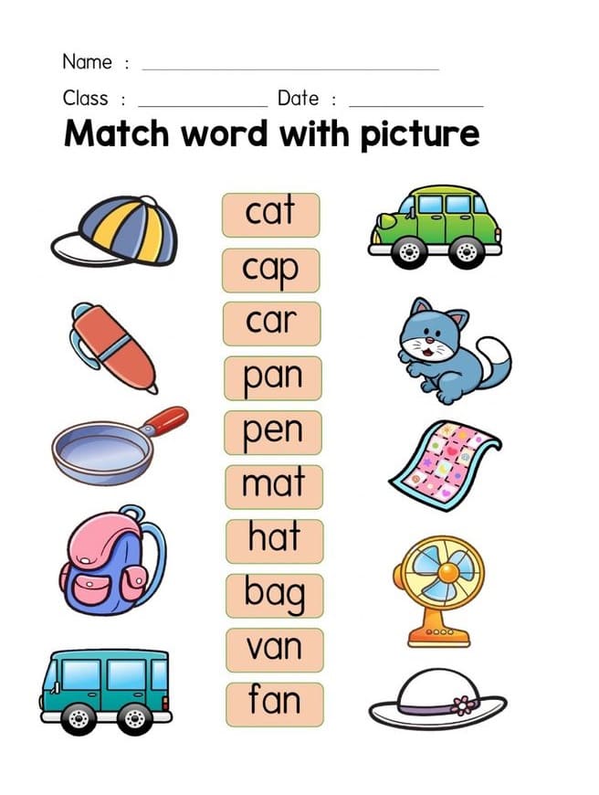 Phonics Worksheet Free Photos