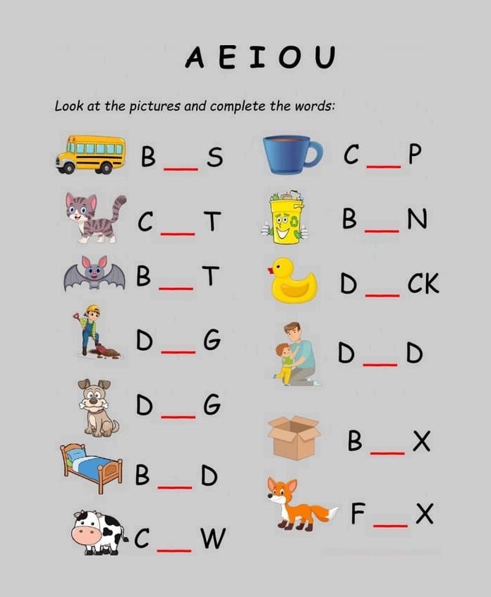 Phonics Worksheet Free