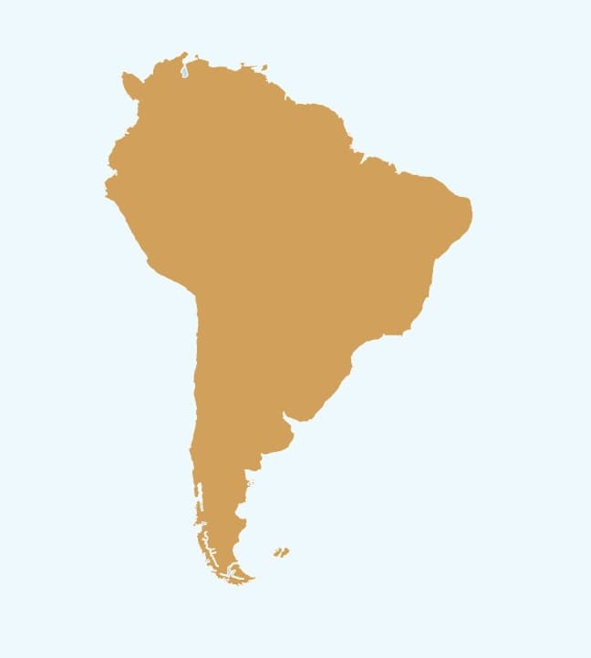 Political Map of South America