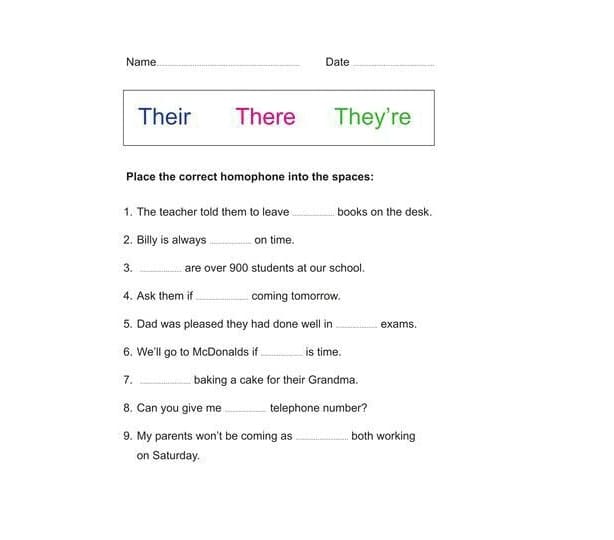 Same Sound Worksheet Free Download