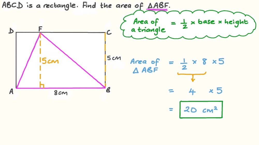 Simple Area of a Triangle