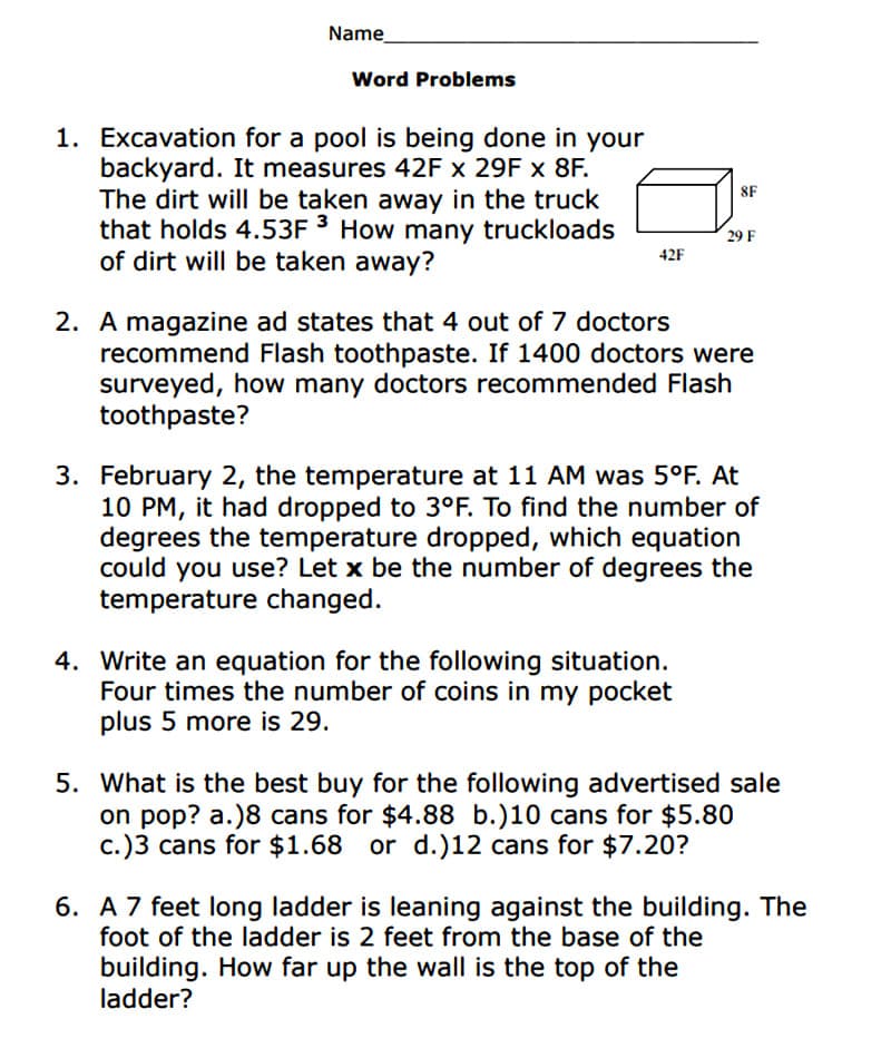 Very Simple Changes in Mean Word Problems Worksheet