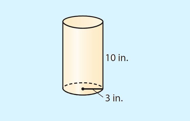 Volume of a Cylinder Picture