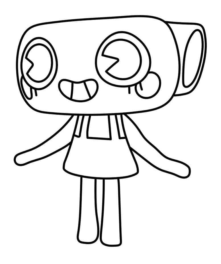Shelly on Stage Coloring Page